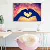 DIY Abstract Heart 5D Bead Craft Mosaic Picture Full Drill Diamond Painting