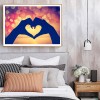 DIY Abstract Heart 5D Bead Craft Mosaic Picture Full Drill Diamond Painting