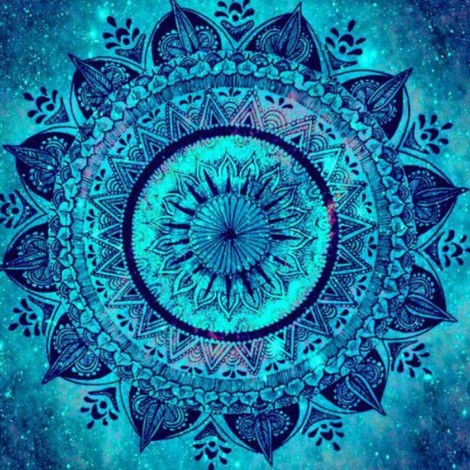 Boho Colorful - Square Diamond - 40x40cm