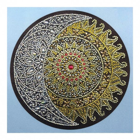 5D DIY Special-shaped Diamond Painting Cross Stitch Kits (R8027 Circle)