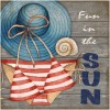 Sun Beach Hat - Full Round Diamond - 30x30cm