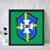 CBF Soccer Logo - Full Round Diamond - 30x30cm