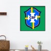 CBF Soccer Logo - Full Round Diamond - 30x30cm