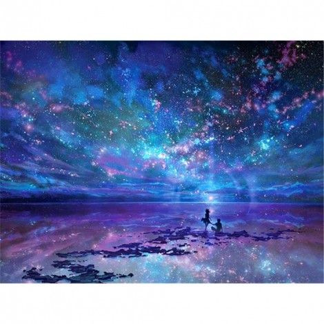 Star Sky - Square Diamond - 50x40cm