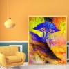 Blue Tree Home - Full Round Diamond - 40x50cm