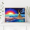 Bonfire on the Beach s - Full Round Diamond - 40x30cm
