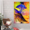 Blue Tree Home - Full Round Diamond - 40x50cm