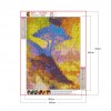 Blue Tree Home - Full Round Diamond - 40x50cm