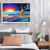 Bonfire on the Beach s - Full Round Diamond - 40x30cm