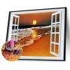 Moonlight On The Seaside - Full Round Diamond - 40*30cm