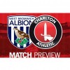 Charlton Football Logo - Full Round Diamond - 40x30cm