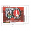 Charlton Football Logo - Full Round Diamond - 40x30cm