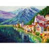 Hills Town - Full Round Diamond - 40x30cm