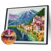 Hills Town - Full Round Diamond - 40x30cm