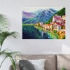 Hills Town - Full Round Diamond - 40x30cm