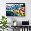 Hills Town - Full Round Diamond - 40x30cm