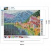 Hills Town - Full Round Diamond - 40x30cm