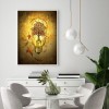 Lamp And Tree - Full Round Diamond - 30*40cm