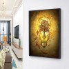 Lamp And Tree - Full Round Diamond - 30*40cm