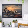 Venetian Sea Monster - Full Round Diamond - 40*30cm