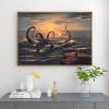 Venetian Sea Monster - Full Round Diamond - 40*30cm