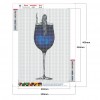 Mermaid Luminous Cup - Full Round Diamond - 30*40cm