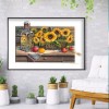 Sunflower - Full Round Diamond - 40*30cm