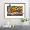 Sunflower - Full Round Diamond - 40*30cm