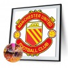 Manchester Team Emblem - Full Round Diamond - 30x30cm