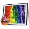 Buddha in Lotus - Full Round Diamond - 40x30cm