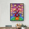 Rotate Life Tree - Full Round Diamond - 30x40cm