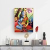 Shiva Statue s - Full Round Diamond - 30x40cm