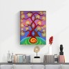 Rotate Life Tree - Full Round Diamond - 30x40cm