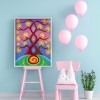 Rotate Life Tree - Full Round Diamond - 30x40cm