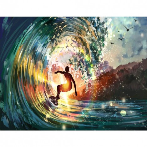 Surf - Full Square Diamond - 30*40cm