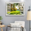 Hill Outside The Stereo Window - Full Round Diamond - 40*30cm