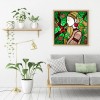 Women Flowers - Full Round Diamond - 30x30cm