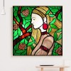 Women Flowers - Full Round Diamond - 30x30cm