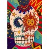 Graffiti Skull - Full Round Diamond - 30x40cm