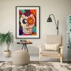 Graffiti Skull - Full Round Diamond - 30x40cm