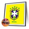 Brazil Logo - Full Round Diamond - 30x30cm