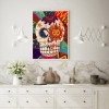 Graffiti Skull - Full Round Diamond - 30x40cm