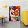 Graffiti Skull - Full Round Diamond - 30x40cm