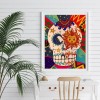 Graffiti Skull - Full Round Diamond - 30x40cm