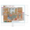 Warm Desserts Shop - Full Round Diamond - 40x30cm