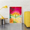 30x40cm Beach Women - Full Round Diamond - 30x40cm