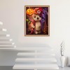 Halloween Pumpkin Dog 5D Full Drill Diamond Painting DIY Needlework