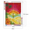 30x40cm Beach Women - Full Round Diamond - 30x40cm