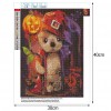 Halloween Pumpkin Dog 5D Full Drill Diamond Painting DIY Needlework