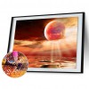 Canvas Picture Craft Full Round Mars Comes Handmade DIY Diamond Painting